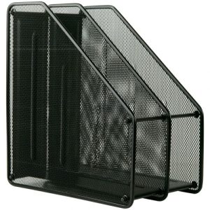 Лоток вертикальний 2-в-1, металевий, чорний