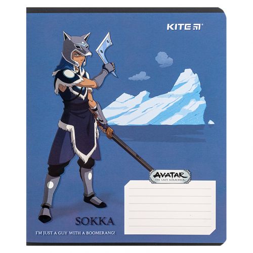 Зошит 18 арк., лін., софт-тач + УФ лак, AV