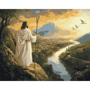 Картина по номерах "Погляд Спасителя" 40х50 см