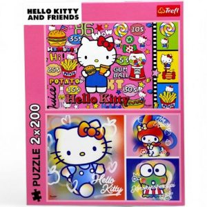 Пазли "Хелоу Кітті: Кітті і друзі" (2х200 ел)