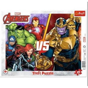 Пазли (25 ел, рамкові) "Непереможна команда Месників"