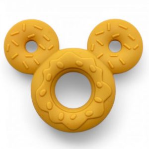 Силіконовий прорізувач для зубів "Міккі", жовтий