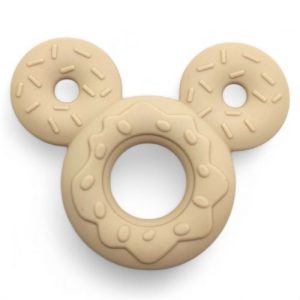 Силіконовий прорізувач для зубів "Міккі", бежевий