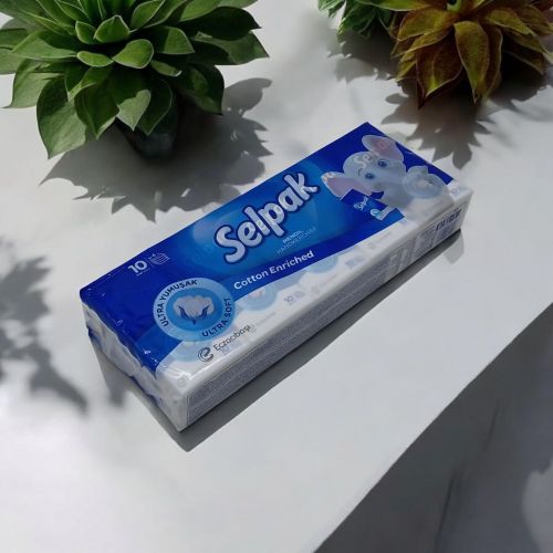 Серветки-хусточки паперові, чотиришарові, 10 пачок по 10 штук - Зображення 2