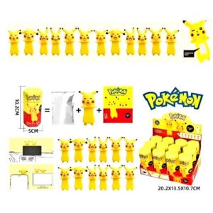 Іграшка-сюрприз на липучці аніме "Покемон Пікачу", 8 см (мікс видів)