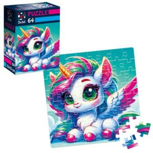 Пазли "De.tail. Замріяна єдиноріжка" 64 деталі