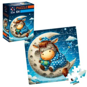 Пазли "De.tail. Сонний віслючок" 64 деталі