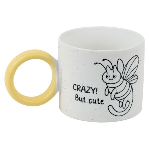 Чашка 370 мл Crazy cat - Зображення 3