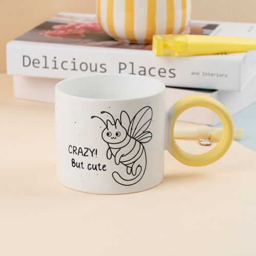 Чашка 370 мл Crazy cat - Зображення 4