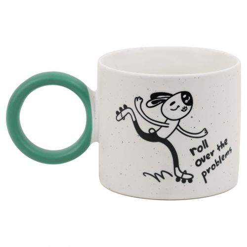 Чашка 370 мл Roller bunny - Зображення 3