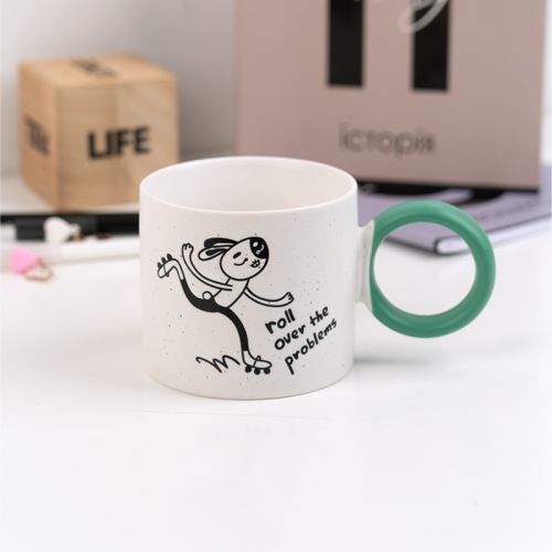 Чашка 370 мл Roller bunny - Зображення 4