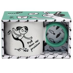 Чашка 370 мл Roller bunny