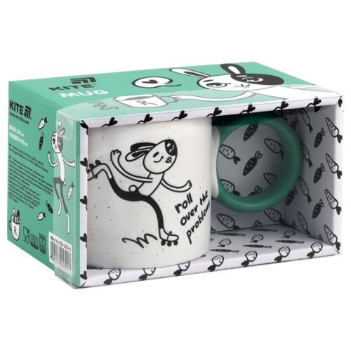 Чашка 370 мл Roller bunny - Зображення 5