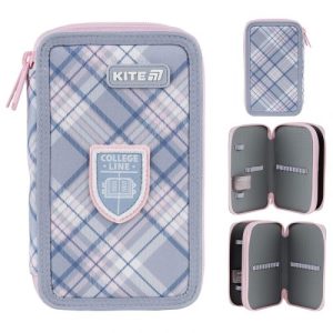 Пенал Kite 2 від., без наповнення 623 College Line Girl