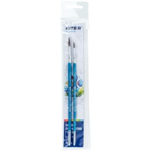 Набір із 2-х пензлів поні круглий 4, 8 в пеналі Kite Classic