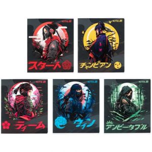 Зошит 48 арк., кл., софт тач + УФ лак, Kite Anime