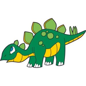 Розпис по полотну "Стегозаврик" 25х30 см