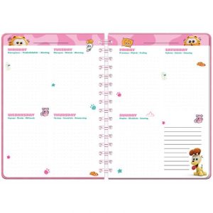 Щоденник на спіралі, тверда обкл., GF