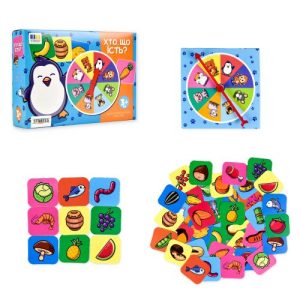 Настільна гра "Хто, що їсть?" укр