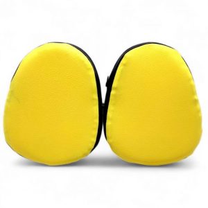 Лапи боксерські, 2 штуки (жовто-чорні)