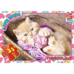 Пазли "Домашні улюбленці. Котики", 35 ел