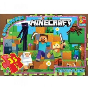 Пазли "Minecraft" (Майнкрафт)", 35 ел