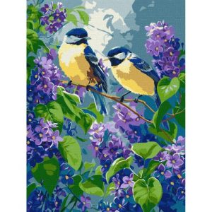 Картина по номерах "Весняний дует" 30х40 см