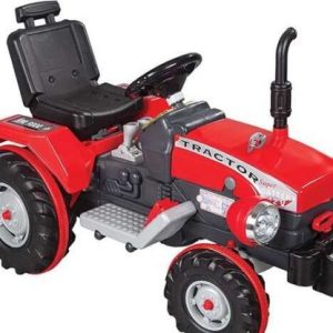 Електромобіль Трактор ЧЕРВОНИЙ, акумулятор 12 V Pilsan