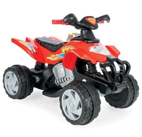 Дитячий електроквадроцикл червоний, електромобіль, акумулятор 6V, Pilsan