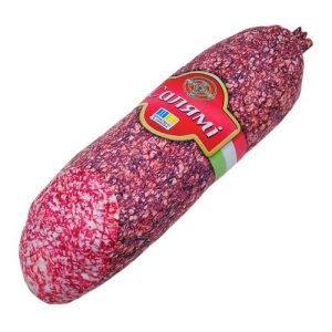 Іграшка м’яка "Ковбаса салямі" розмір 46 см (червона)