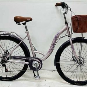 Велосипед міський Corso «Liberty» 28’’ дюймів LR-28833 + КОШИK, сталева рама 20``, Shimano 7 швидкостей, корзина, багажник