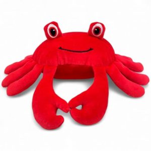 Мʼяка іграшка "Краб", червоний, 30 см (з лапками)