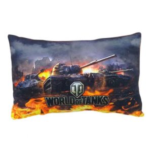 Подушка з принтом №1, World of Tanks 37 см