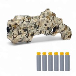 Бластер з мʼякими патронами (бежевий)