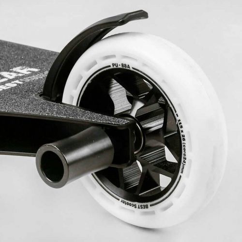 Самокат трюковий "Best Scooter" FEAR, SCS-система, ПЕГІ, алюмінієвий диск та дека, колеса PU, d=115 мм, ширина керма 58 см