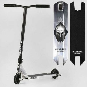 Самокат трюковий "Best Scooter" Warrior, HIC-система, ПЕГИ, алюмінієвий диск та дека, колеса PU, d=120мм, ширина керма 58 см
