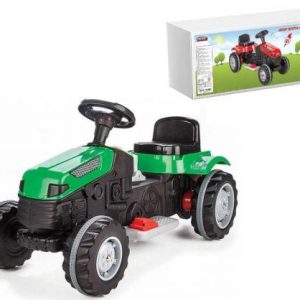 Трактор "Pilsan" (акумулятор 6V, сидіння, що регулюється, колеса з гумовими накладками) зелений