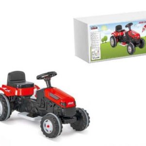 Трактор "Pilsan" (акумулятор 6V, сидіння, що регулюється, колеса з гумовими накладками) червоний
