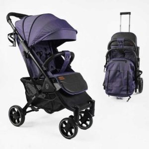 Візок прогулянковий дитячий "JOY Livvi" (рама алюмінієва, футкавер, підсклянник, телескопічна ручка)