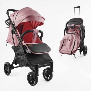 Візок прогулянковий дитячий "JOY Livvi" (рама алюмінієва, футкавер, підсклянник, телескопічна ручка)