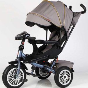 Велосипед 3-х колісний "BestTrike Perfetto" (поворотне сидіння, колеса гумові безкамерні, кошик, фара музична, USB, Bluetooth)