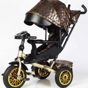 Велосипед 3-х колісний "BestTrike Perfetto" (поворотне сидіння, колеса гумові безкамерні, кошик, фара музична, USB, Bluetooth)