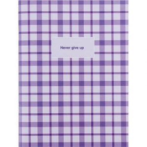 Зошит для записів А4 48 арк., кліт., бузковий