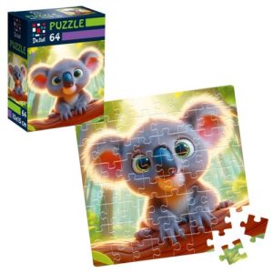 Пазли "De.tail. Коала на гілці" 64 деталі