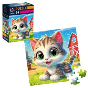 Пазли "De.tail. Кумедне кошеня" 64 деталі