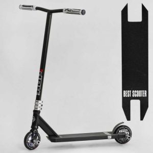 Самокат трюковий "Best Scooter. HOP" (HIC-система, ПЕГИ, алюмінієвий диск та дека, колеса PU, d=120 мм, ширина керма 58 см)