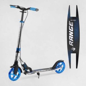 Самокат алюмінієвий "Skyper Range" (ручне гальмо, колеса PU 180мм, 1 амортизатор передній, анодоване фарбування, в коробці)