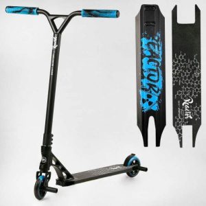 Самокат трюковий  "Best Scooter. Reactor" (HIC-система, ПЕГИ, алюмінієвий диск та дека, колеса PU, d=110 мм, ширина керма 55 см)