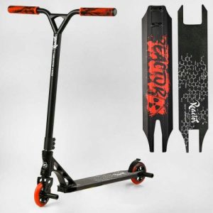 Самокат трюковий "Best Scooter Reactor" (HIC-система, ПЕГИ, алюмінієвий диск та дека, колеса PU, d=110 мм, ширина керма 55 см)