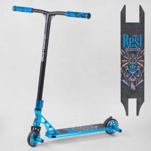 Самокат трюковий "Best Scooter" (HIC-система, ПЕГИ, алюмінієвий диск та дека, АНОДОВАНЕ ФАРБУВАННЯ, колеса PU, d=110 мм, ширина керма - 60 см)
